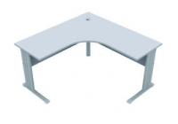 Mesa Angular (l) Dal Pra Office 1200 X 1400 X 740 Cinza