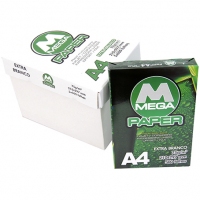 Papel Cortado A4  Mega Paper 75gr C/ 5 Pct