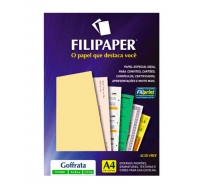 Papel Filiperson Goffrata 180gr Creme A4 50fls