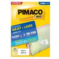 Etiqueta Pimaco 4360 38,1 X 63,5