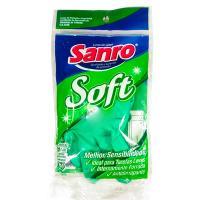 Luva Soft Sanro Media 2838 Multiuso Verde