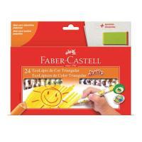 Lapis Cor Faber Castell 24 Cores 12.3024ap/l Jumbo