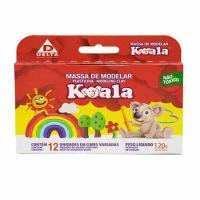 Massa De Modelar Cera Koala 120gr 12 Cores