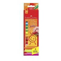 Giz Cera Faber Castell 15 Cores 141015 Curtom