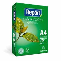 Papel A4 Report Color 75gr Verde (500fls)