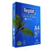 Papel A4 Report Color 75gr Azul (500fls)