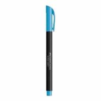 Caneta Fina Faber Castell Ponta Pincel Azul Claro