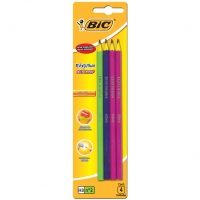 Lapis Grafite Bic N2hb (com 4) Colors Evolution