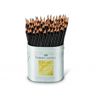 Lapis Grafite Faber Castell N2b 2001bprn/144 Grip 2001 Preto