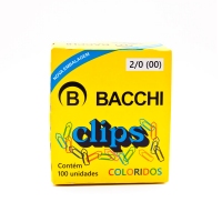 Clips 2/0(00) Bacchi Colorido 100 Un
