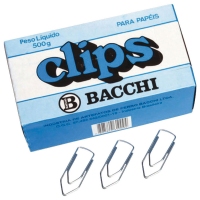 Clips 5 Bacchi Niquelado 500 Gr
