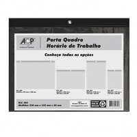 Porta Quadro Acp 305 S/ Aba A4 Horizontal